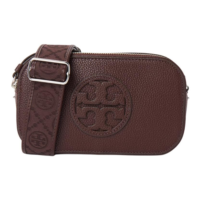 Мини-сумка TORY BURCH Miller Коровья кожа Сумка через плечо Сумка на плечо Мини Женский Темно-пурпурный Розовый - изображение 1