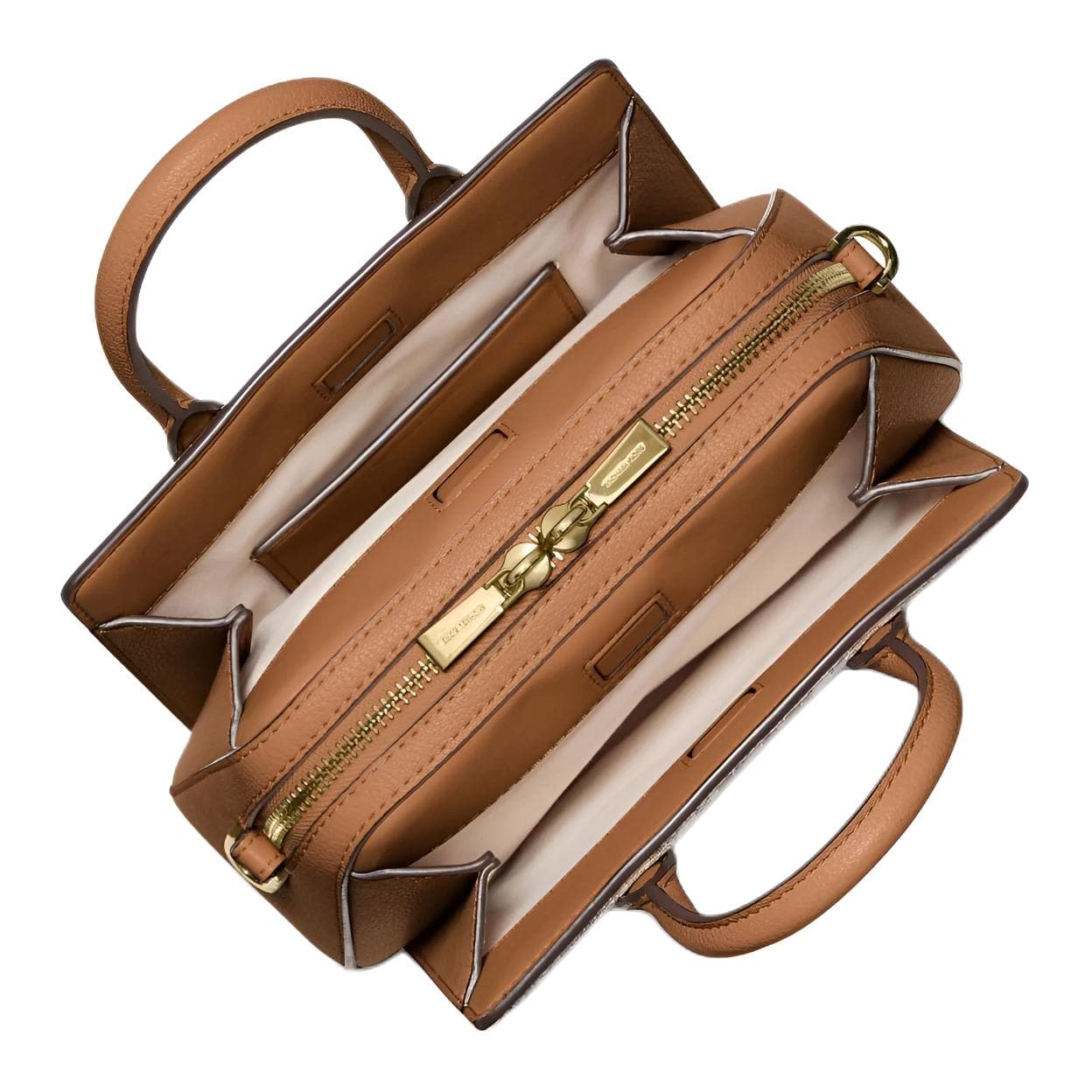 Сумка MICHAEL KORS Laila Искусственная кожа Сумка Мини Женская Ванильный Белый и Коричневый Желудь - изображение 2