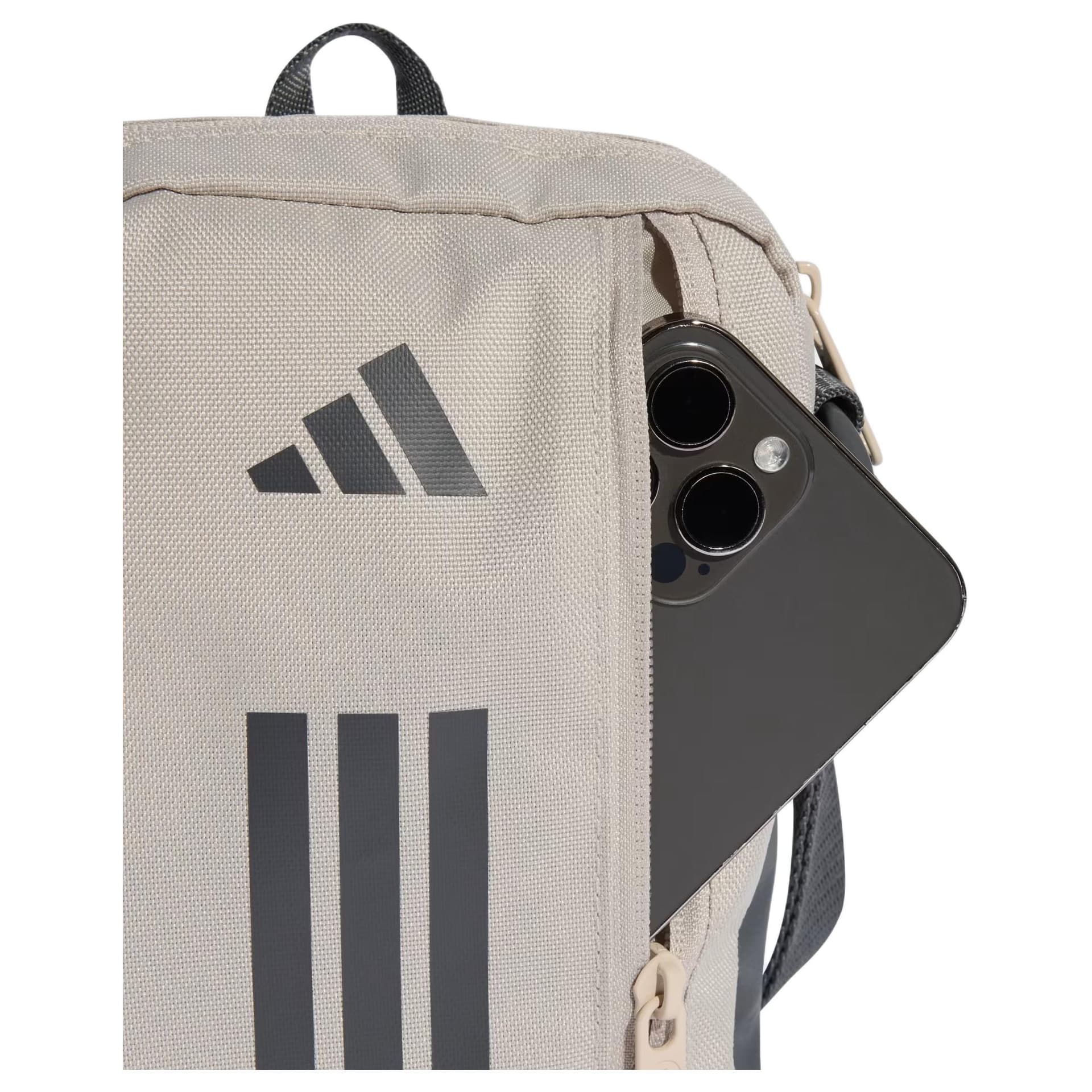 Мини-сумка Adidas Полиэстеровая ткань Сумка через плечо Унисекс Бежевый и Серый - изображение 5