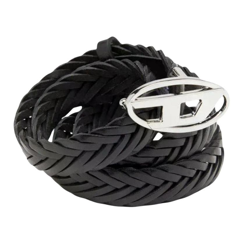 Ремень Diesel Ремни из коровьей кожи Женские Черные Ширина 1,9 см - изображение 2