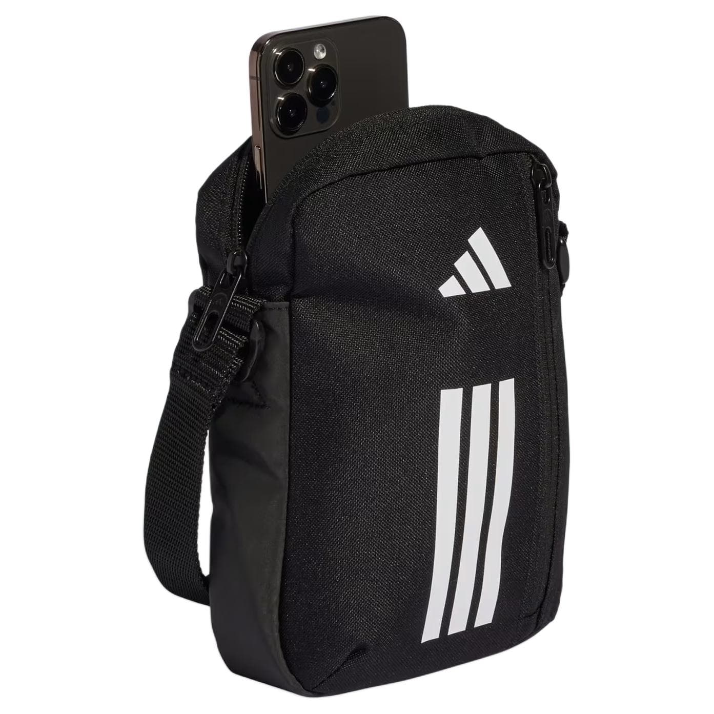 Сумка через плечо Adidas Полиэстеровая ткань Сумка через плечо Женская Черная - изображение 2