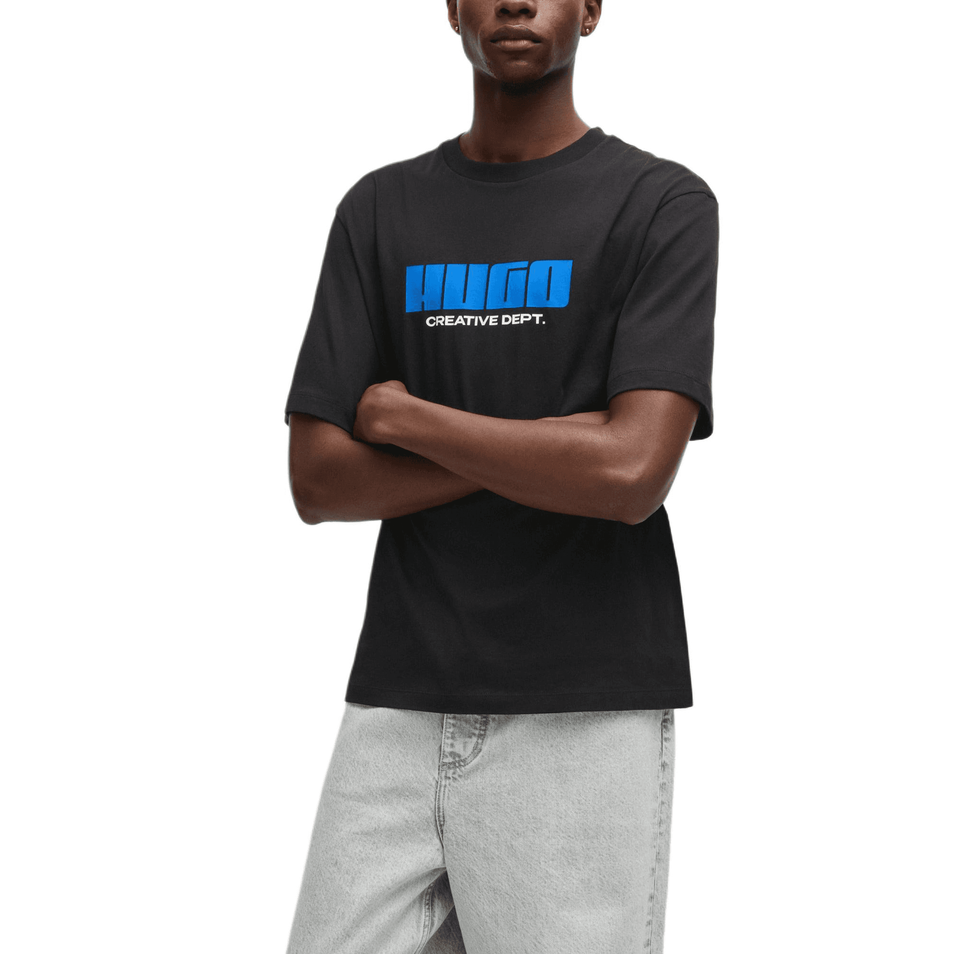 Футболка Hugo Boss Мужские Черные Рубашки - изображение 2