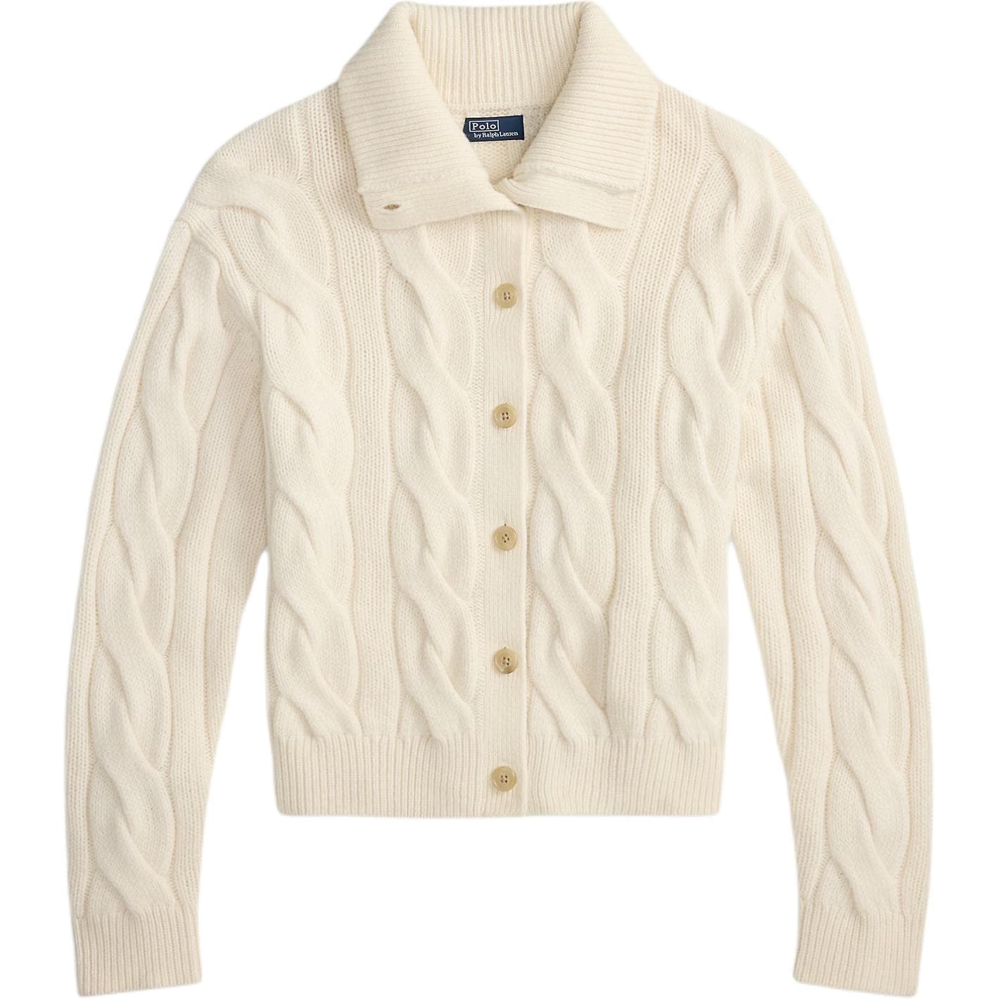 Кардиган Polo Ralph Lauren Свитер Свободного Кроя Женский Pure Кремово-Белый - изображение 1