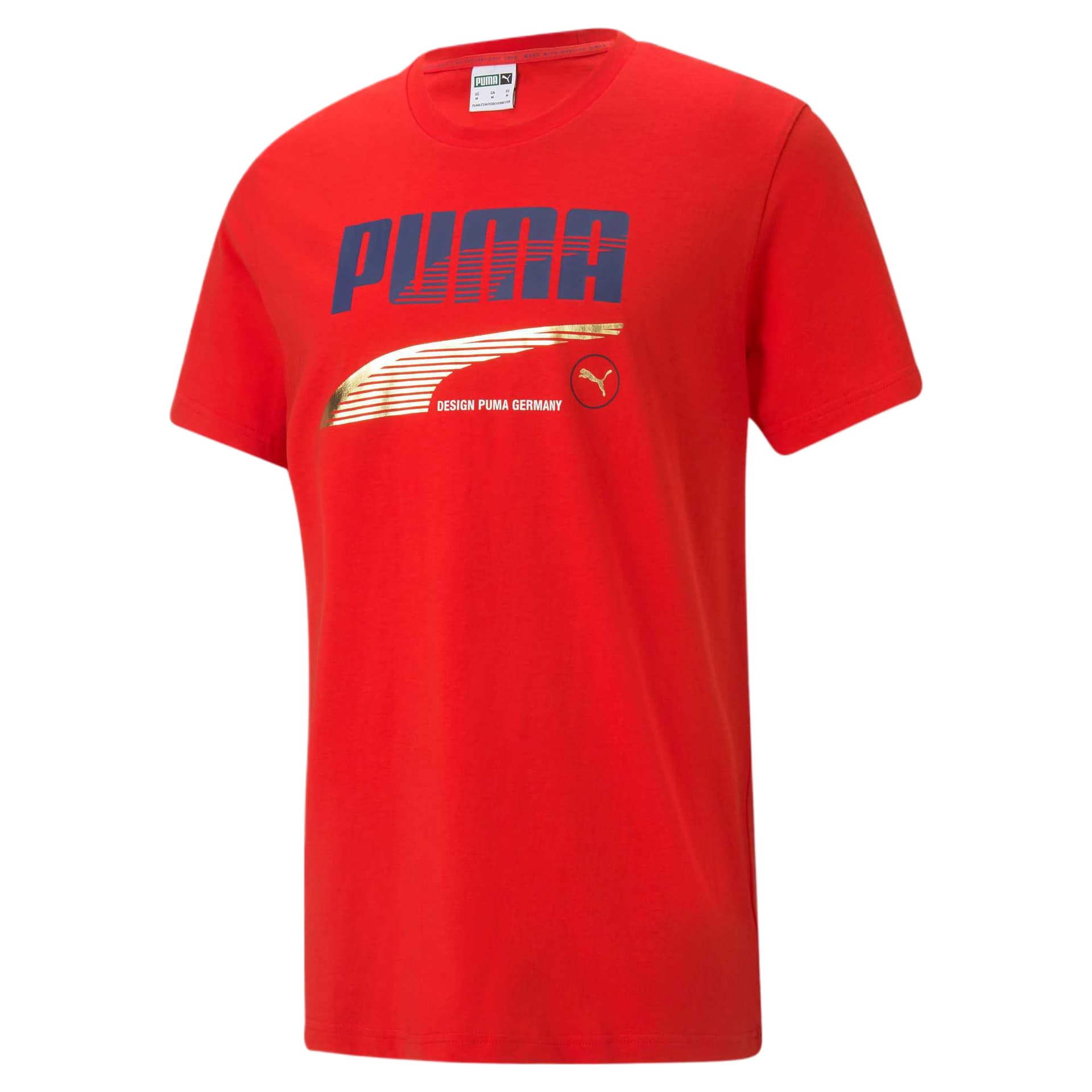 Футболка PUMA Decor8 Красный Мужской T-Рубашки - изображение 1