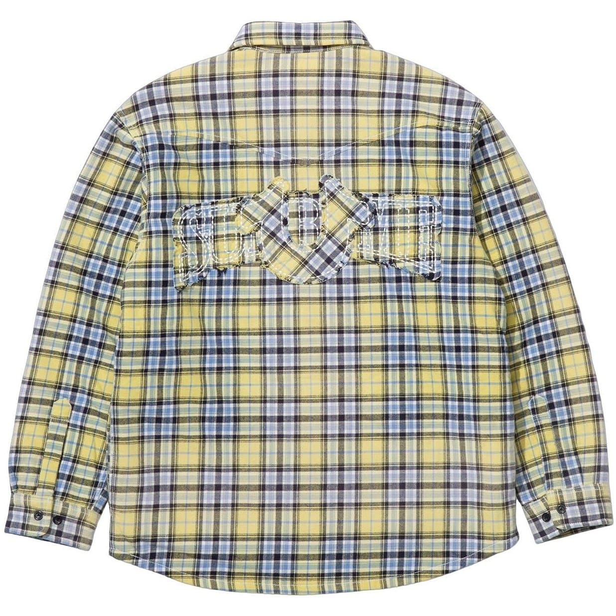 Рубашка Supreme x True Religion FW25 WEEK13 Стеганая лайнированная клетчатая фланелевая рубашка унисекс - изображение 1
