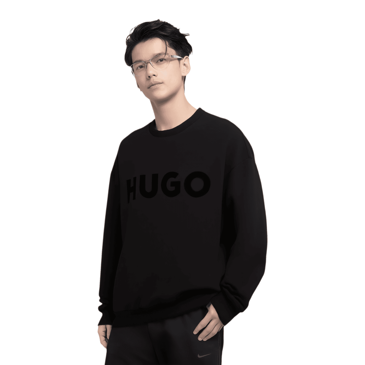 Худи HUGO BOSS Толстовка Мужское Черное - изображение 4