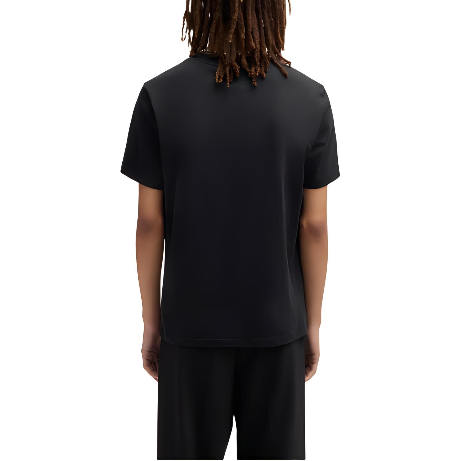 Футболка Hugo Boss Оверсайз (oversize) Рубашка T-образной формы из хлопка с графическим принтом животных мужская черная - изображение 5