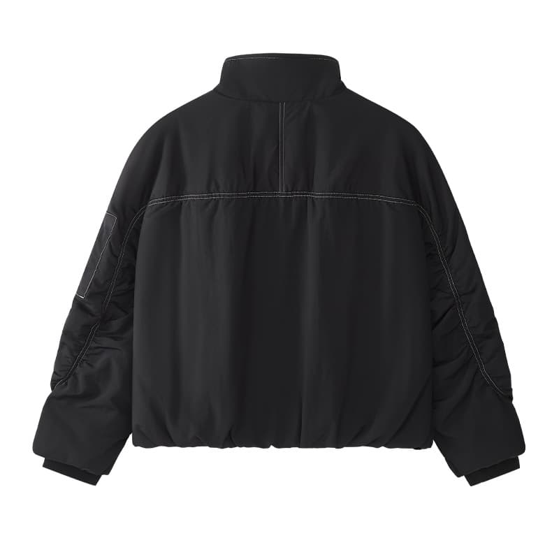 FILA FUSION Хлопковый пуховик женский глубокий черный - изображение 2