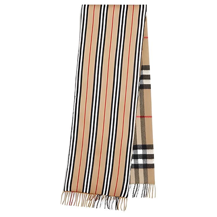 Шарф Burberry Classic Check Cashmere Scarf Camel - изображение 3