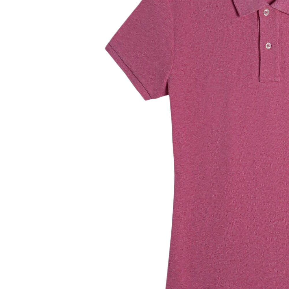 Polo Ralph Lauren Big Pony Поло Облегающее Женское Розовое - изображение 4