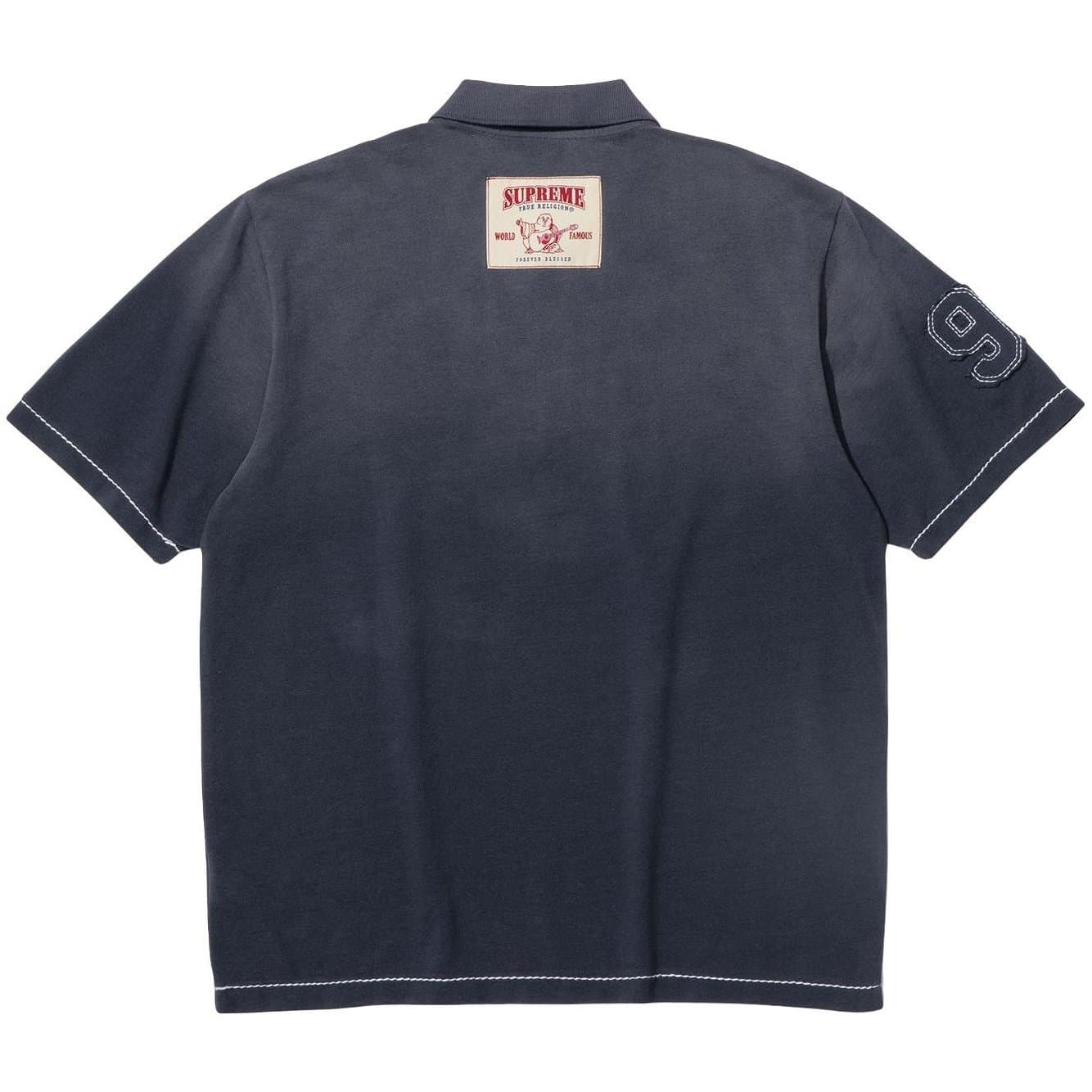 Поло Supreme x True Religion Fw25 WEEK13 Декоративная интарсия Поло Унисекс - изображение 2
