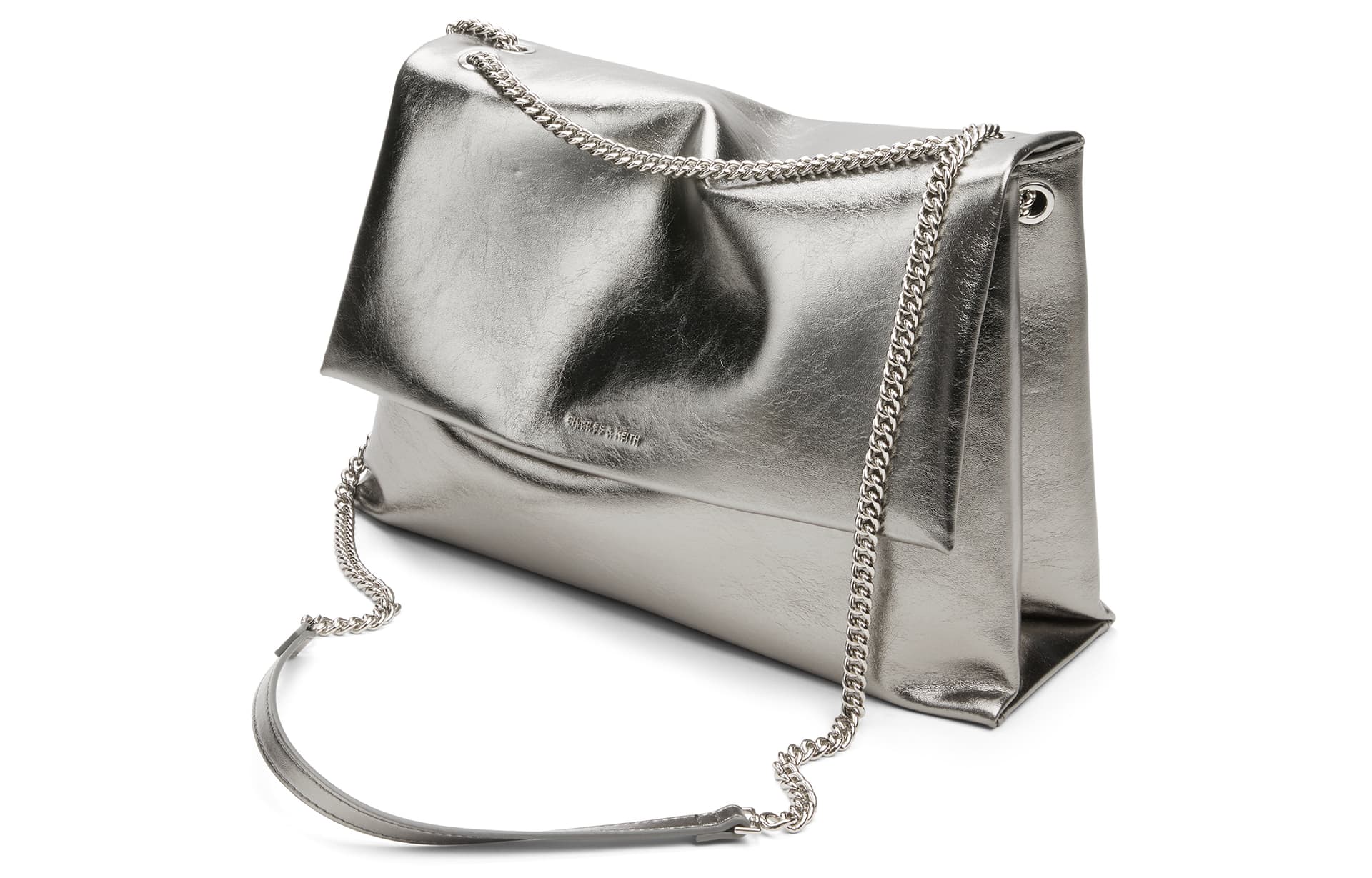 Мини-сумка CHARLES KEITH ПУ (полиуретан) Подмышечная Сумка на Плечо Большая Женская Многоцветная - изображение 3