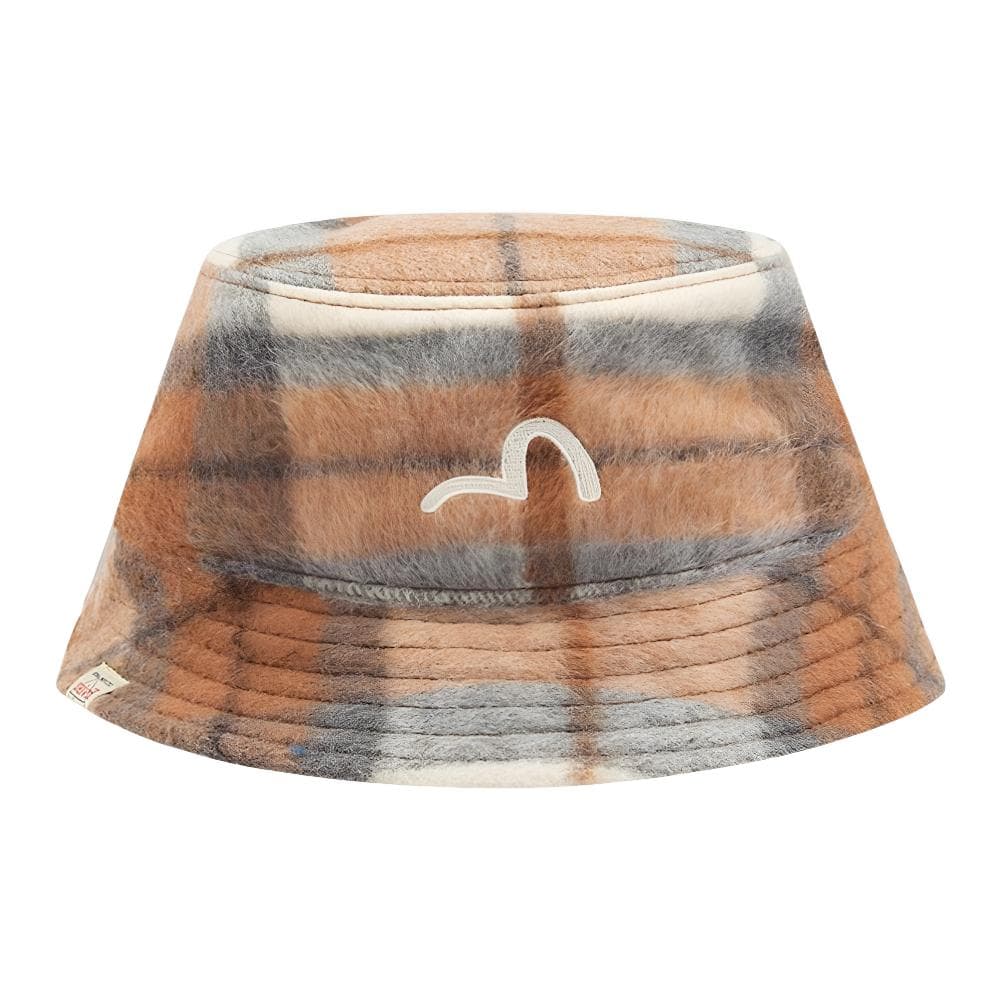 Панама EVISU Bucket Hat Brown - изображение 3