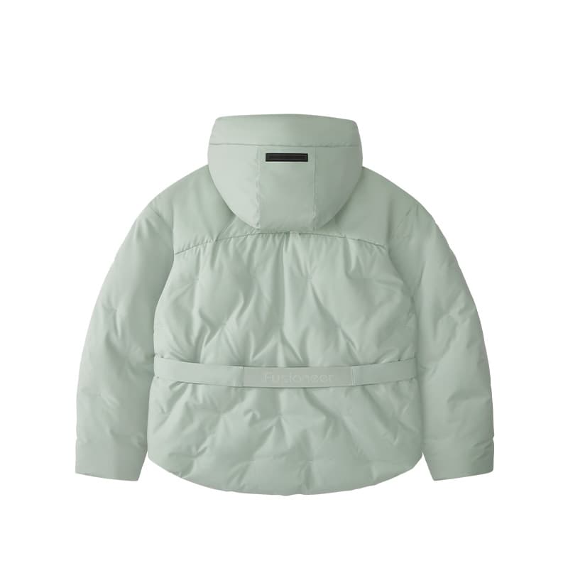 Пуховик FILA FUSION FUSIONEER Пуховик Женский Овсяный Серый - изображение 2