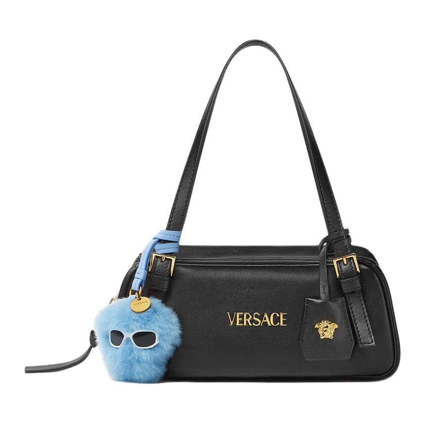 Сумка VERSACE Medusa Овчина Брелок для сумки Женский Синий - изображение 4