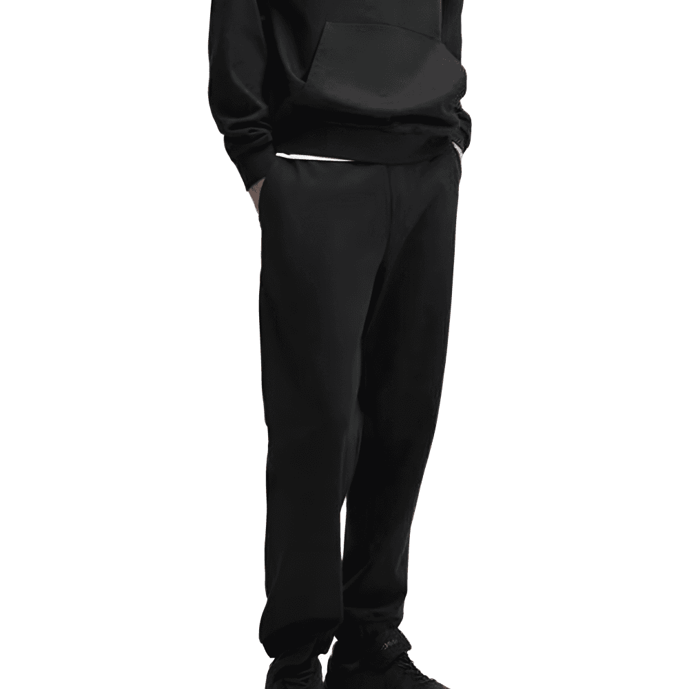 Штаны HUGO BOSS SS25 Вязаные тренировочные брюки мужские черные - изображение 4
