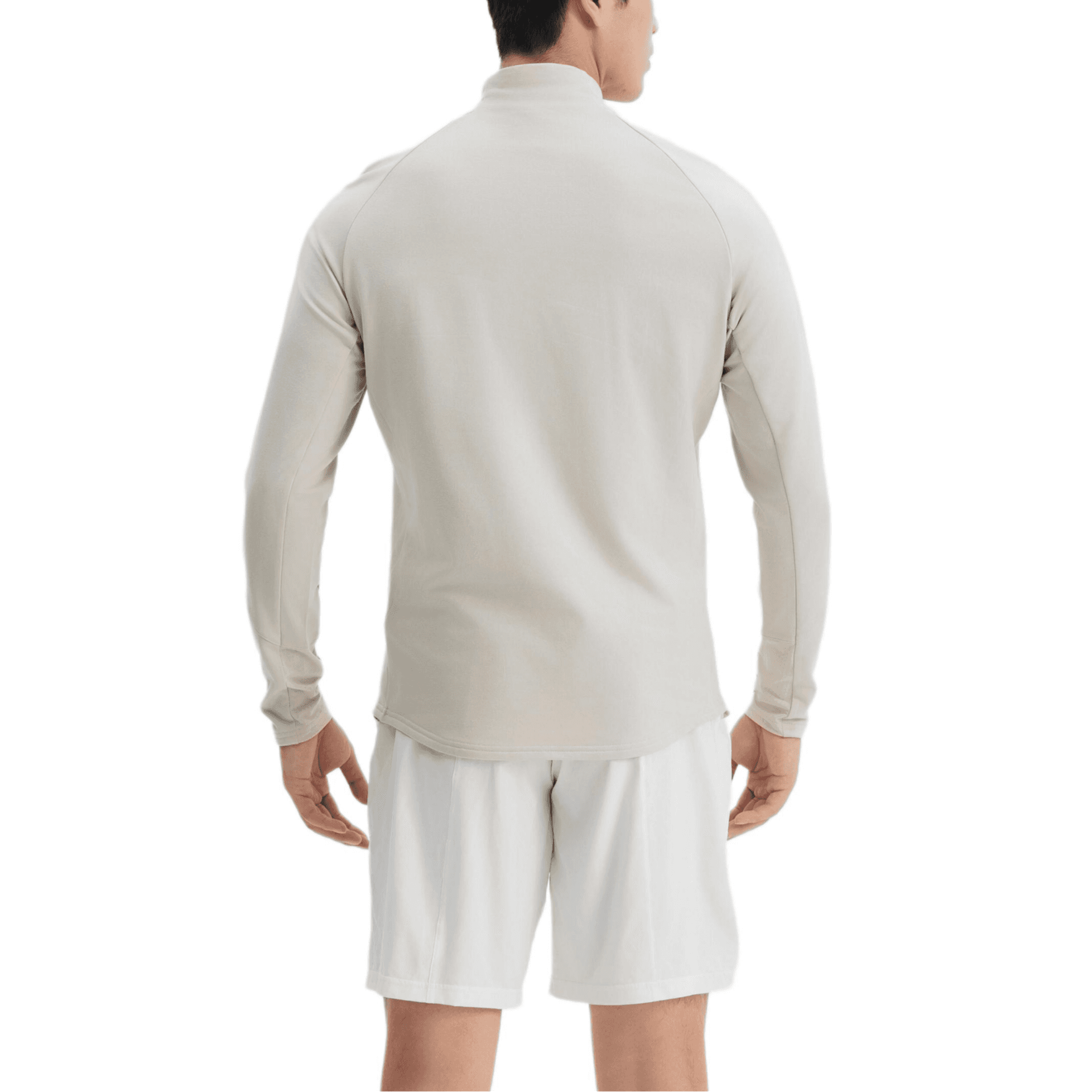 Футболка DECATHLON ARTENGO T Рубашка Мужская Светло-Белая Лаймово-Серая - изображение 2