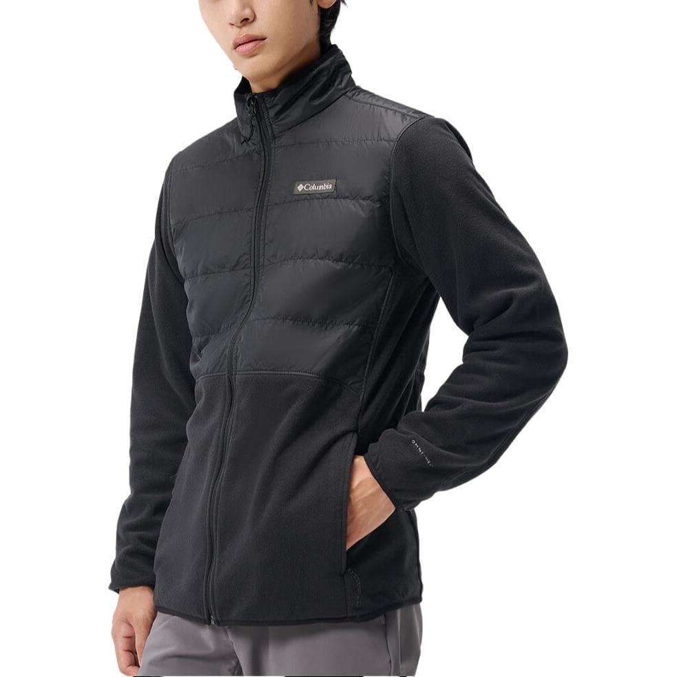 Зимняя куртка пуховик Columbia Casual Outdoor Мужская пуховая куртка черного цвета - изображение 4