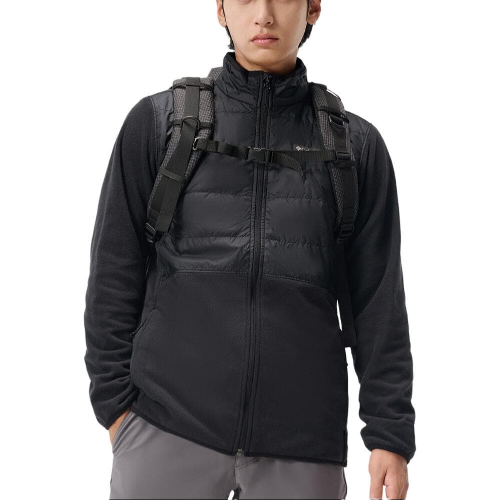 Зимняя куртка пуховик Columbia Casual Outdoor Мужская пуховая куртка черного цвета - изображение 3