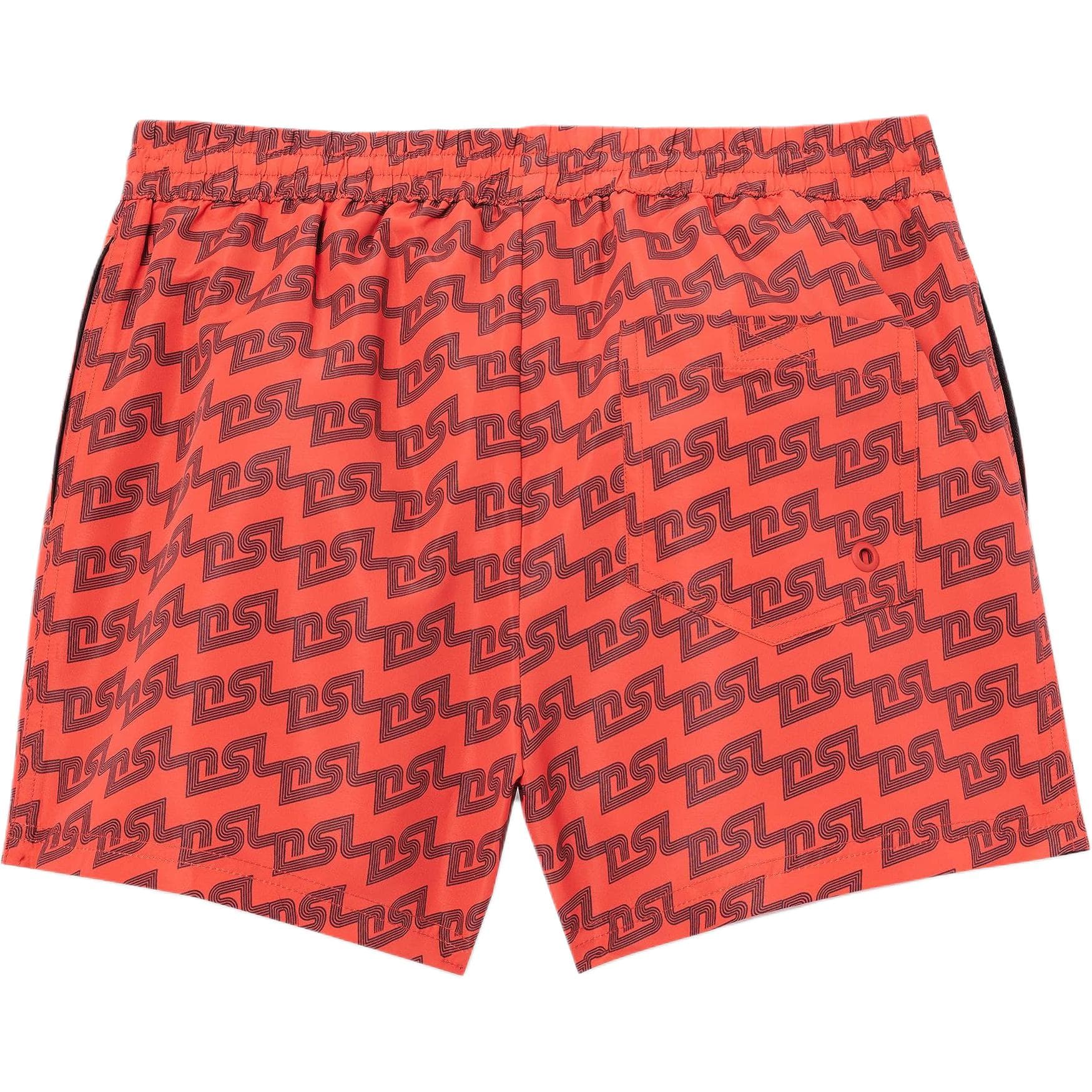 DIESEL Red Men's Swimwear DIESEL Красные Мужские Плавательные Шорты - изображение 2