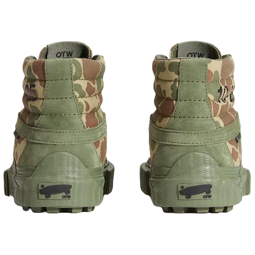 Кроссовки OTW X OAMC X WTAPS x Vans SK8 HI Высокие кеды Повседневная обувь Унисекс Камуфляж - изображение 3