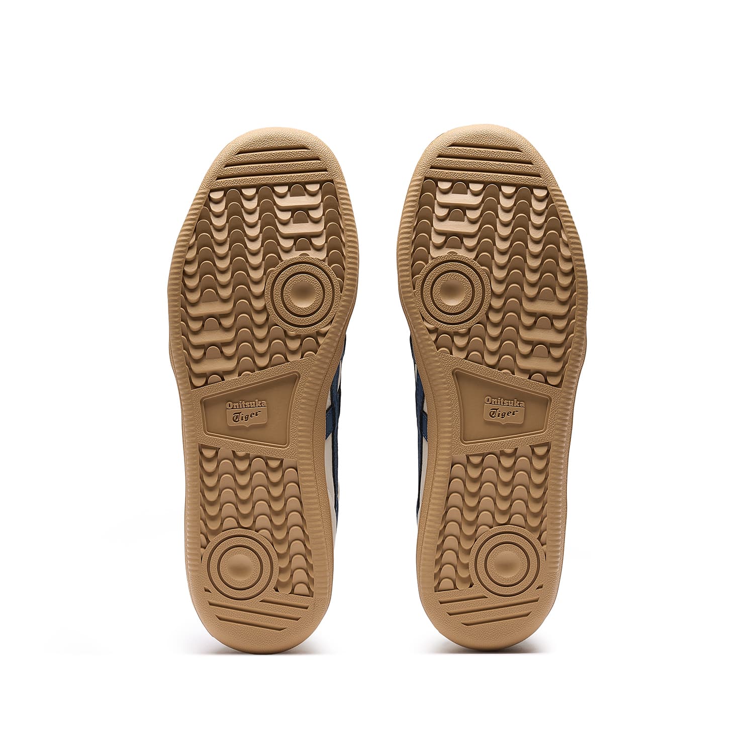 Кроссовки Onitsuka Tiger Tokuten Синий Карамель Низкие Кеды Немецкого Стиля Унисекс Белые - изображение 6