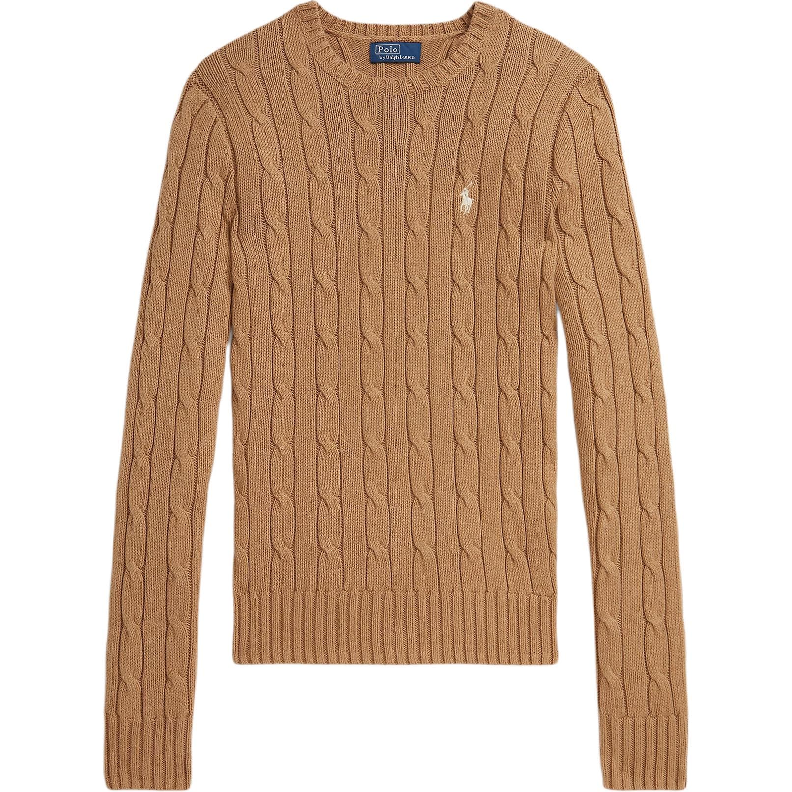 Кофта Polo Ralph Lauren Трикотаж Облегающий Женские Верблюжий цвет Смешанный цвет - изображение 1