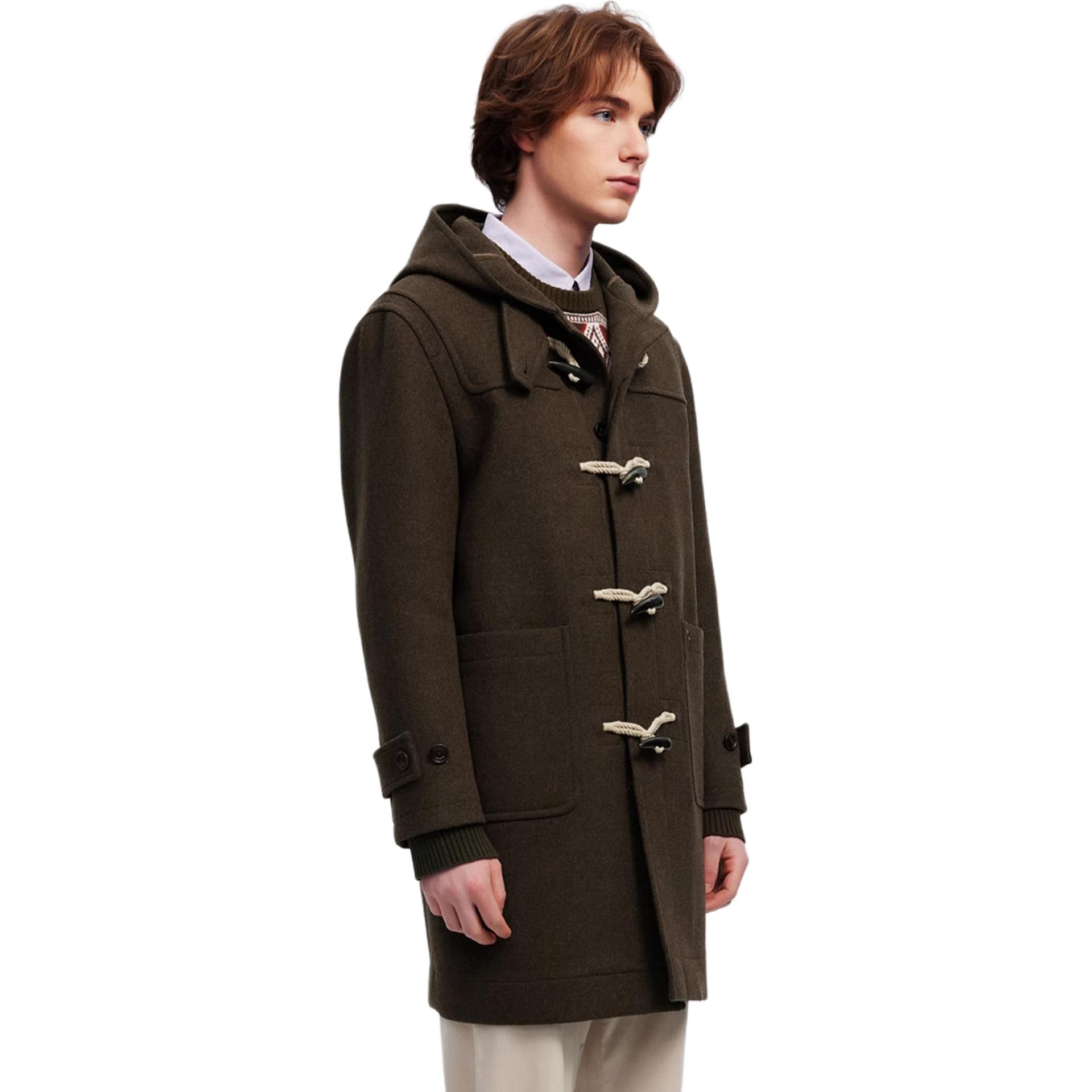 Пальто HAZZYS Duffle Coat Brown - изображение 3