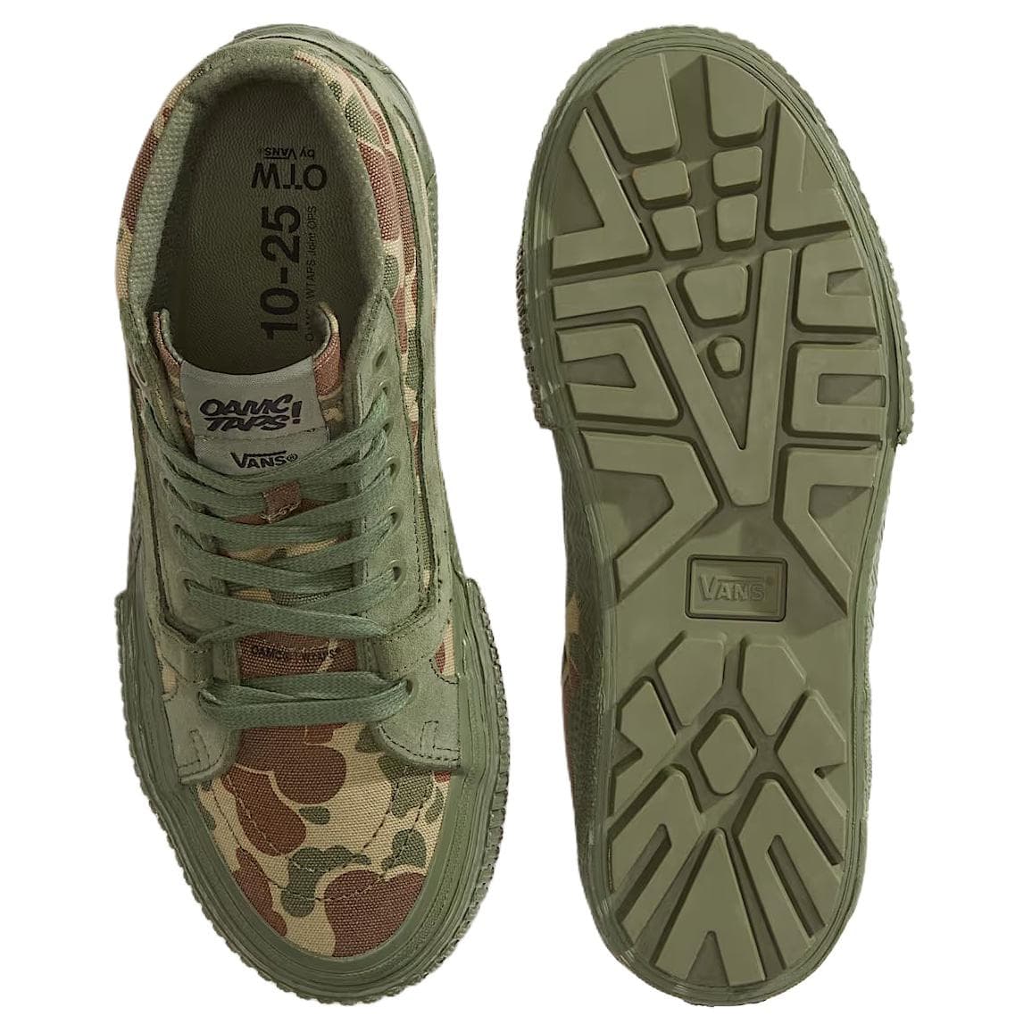 Кроссовки OTW X OAMC X WTAPS x Vans SK8 HI Высокие кеды Повседневная обувь Унисекс Камуфляж - изображение 4
