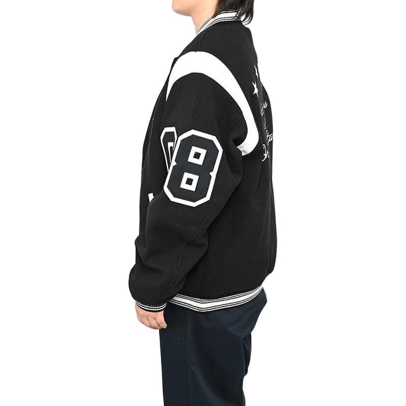 Зимняя куртка пуховик Converse x Cotton jacket with color-block letter print mens Черный - изображение 4