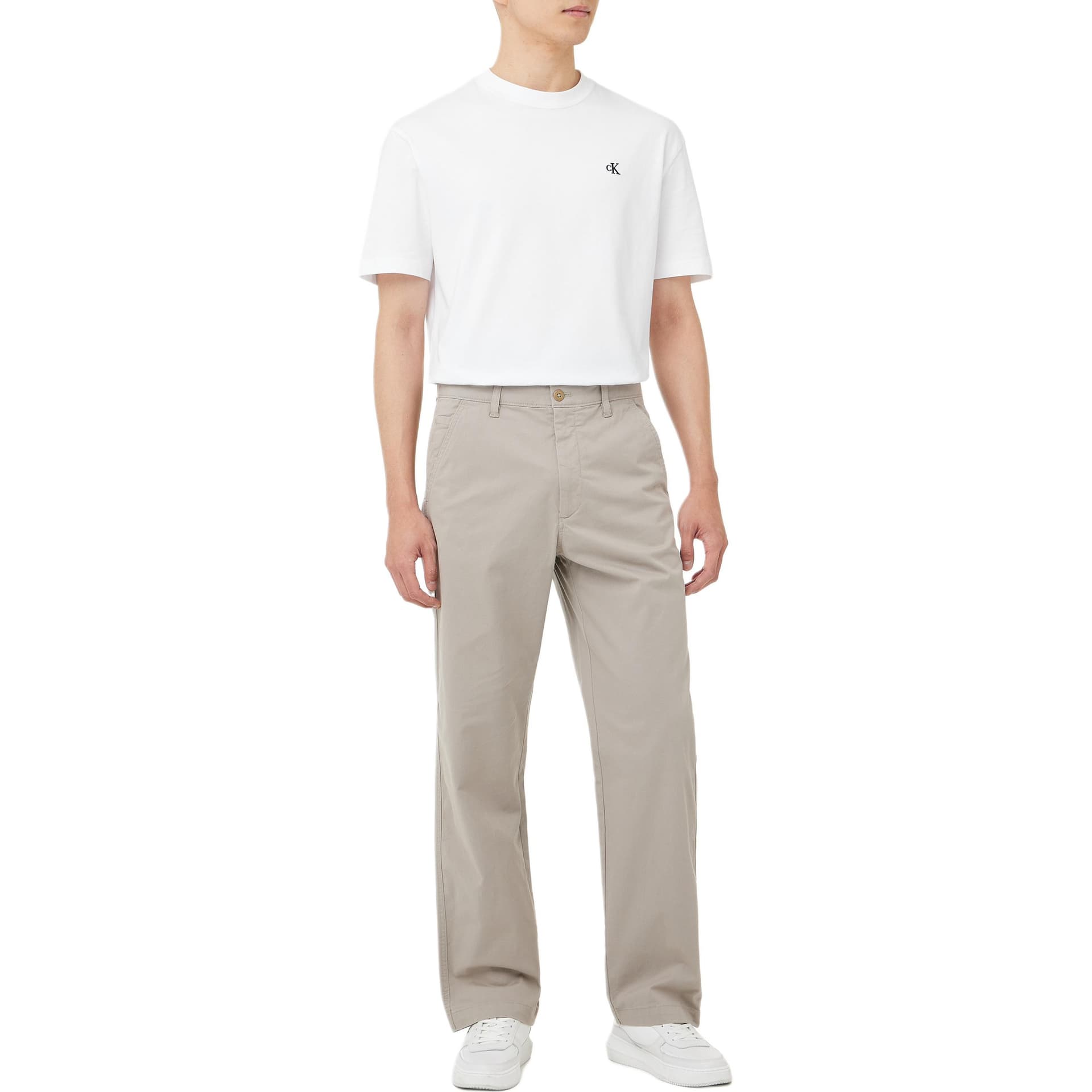Штаны Calvin Klein Повседневные брюки Мужские Светло-серые - изображение 3