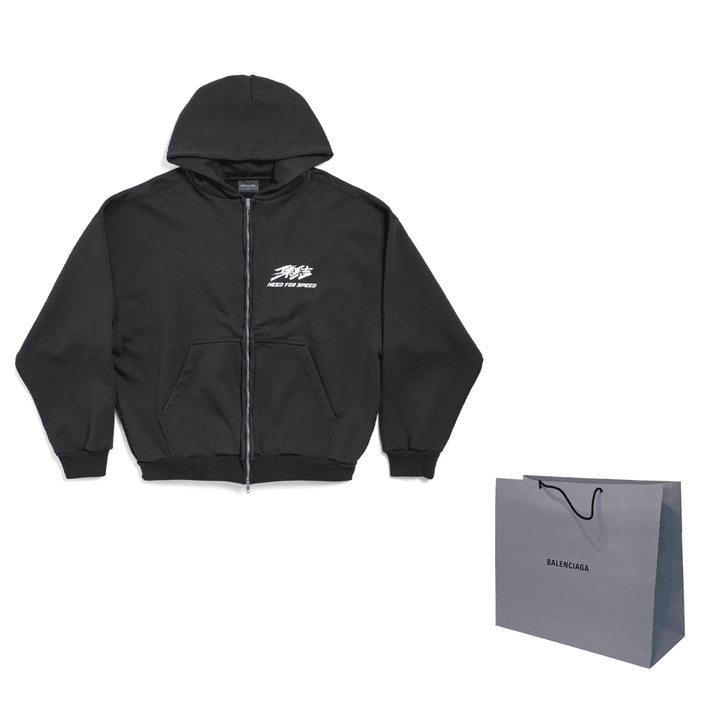 Худи Balenciaga x Need for Speed SS24 Hoodie Black - изображение 7