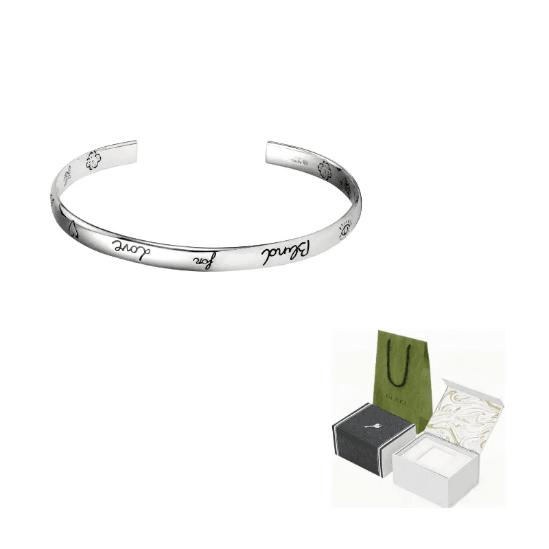 Браслет Gucci Blind For Love Silver Bracelet - изображение 7