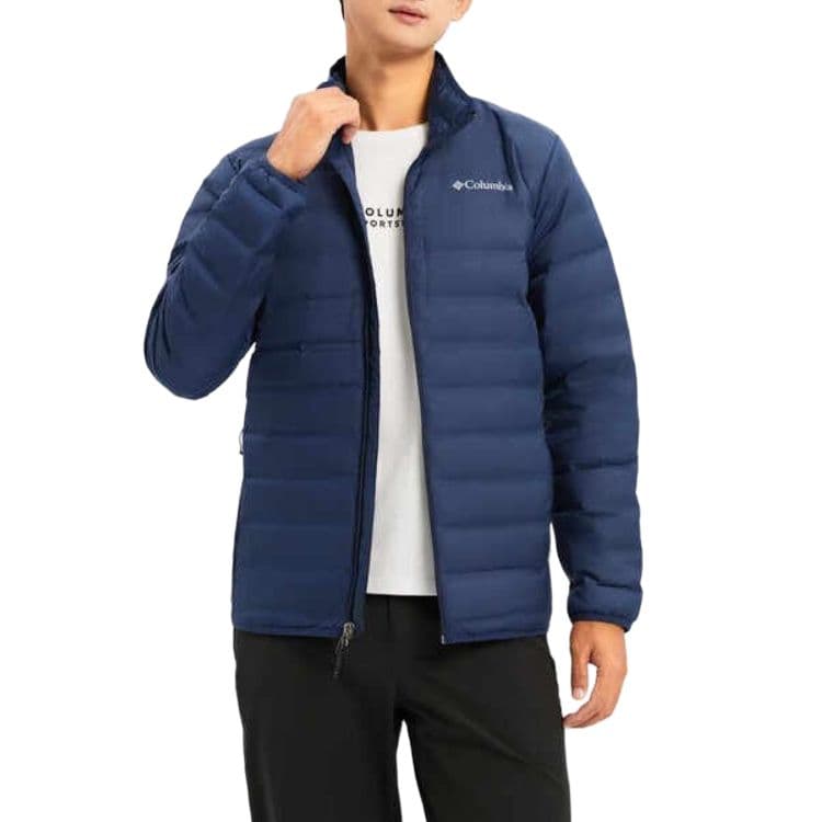 Зимняя куртка Columbia City Outdoor Collection Мужской пуховик темно-синий - изображение 3