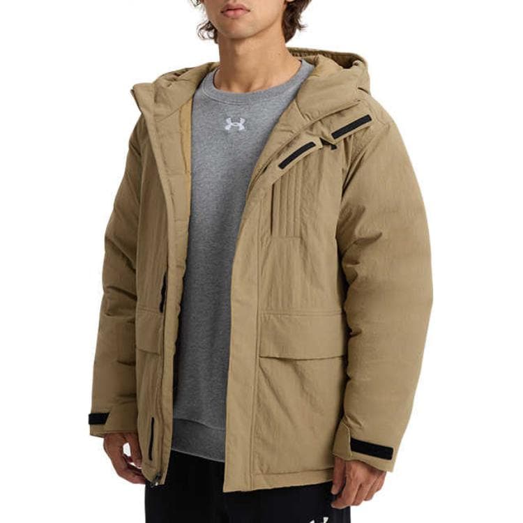 Зимняя куртка Under Armour UA Urban Down Jacket Мужской Верблюжий Коричневый - изображение 3