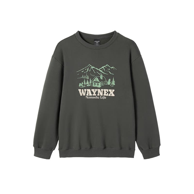 Худи WAYNEXZAVIER Серый Мужской Толстовка - изображение 1