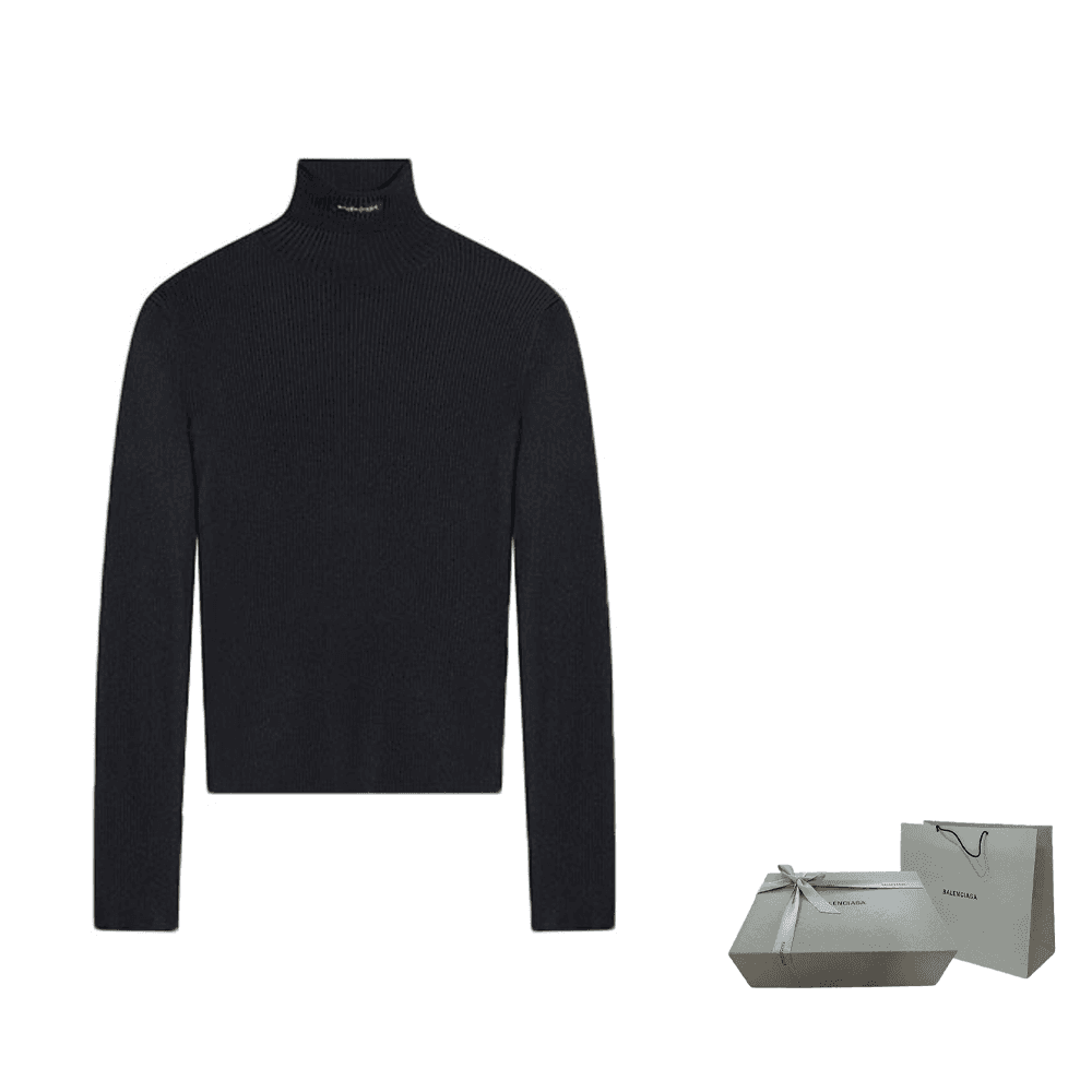 Кардиган Balenciaga FW21 Black Turtleneck Sweater - изображение 2