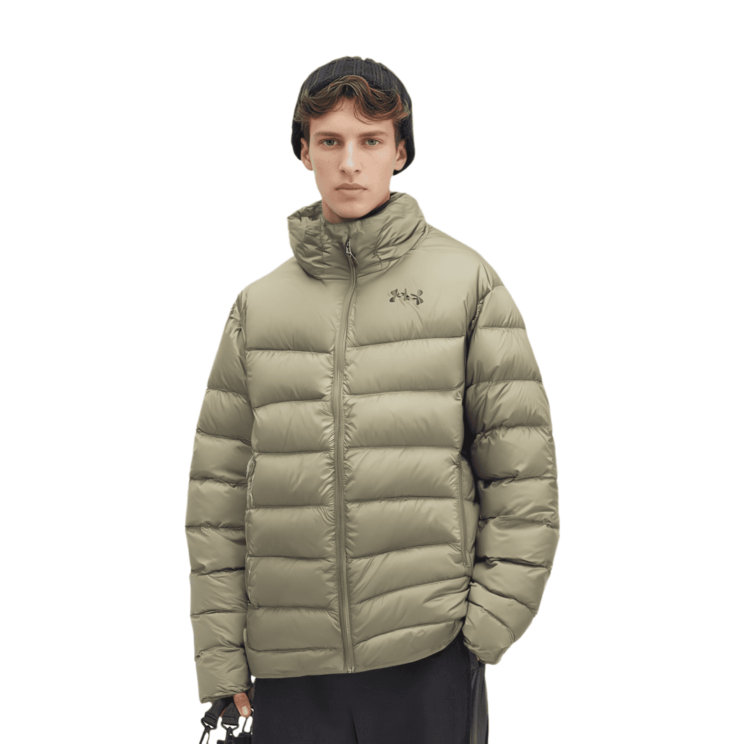 Зимняя куртка Under Armour Ядерный JKT Мужской Бежевый Пуховик - изображение 3