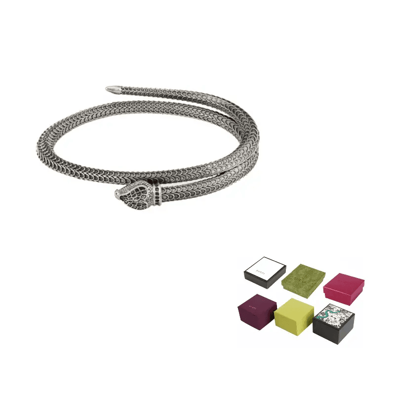 Браслет Gucci Garden Snake Bracelet Silver - изображение 4