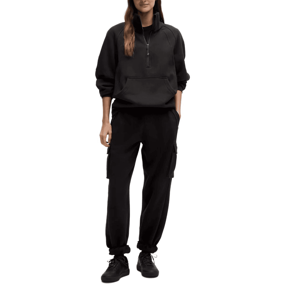 Худи lululemon Scuba Oversized SS25 Funnel-Neck Half Zip Long — фото 3