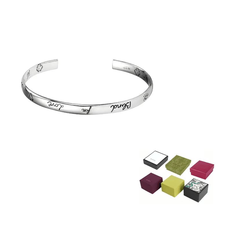 Браслет Gucci Blind For Love Silver Bracelet - изображение 4