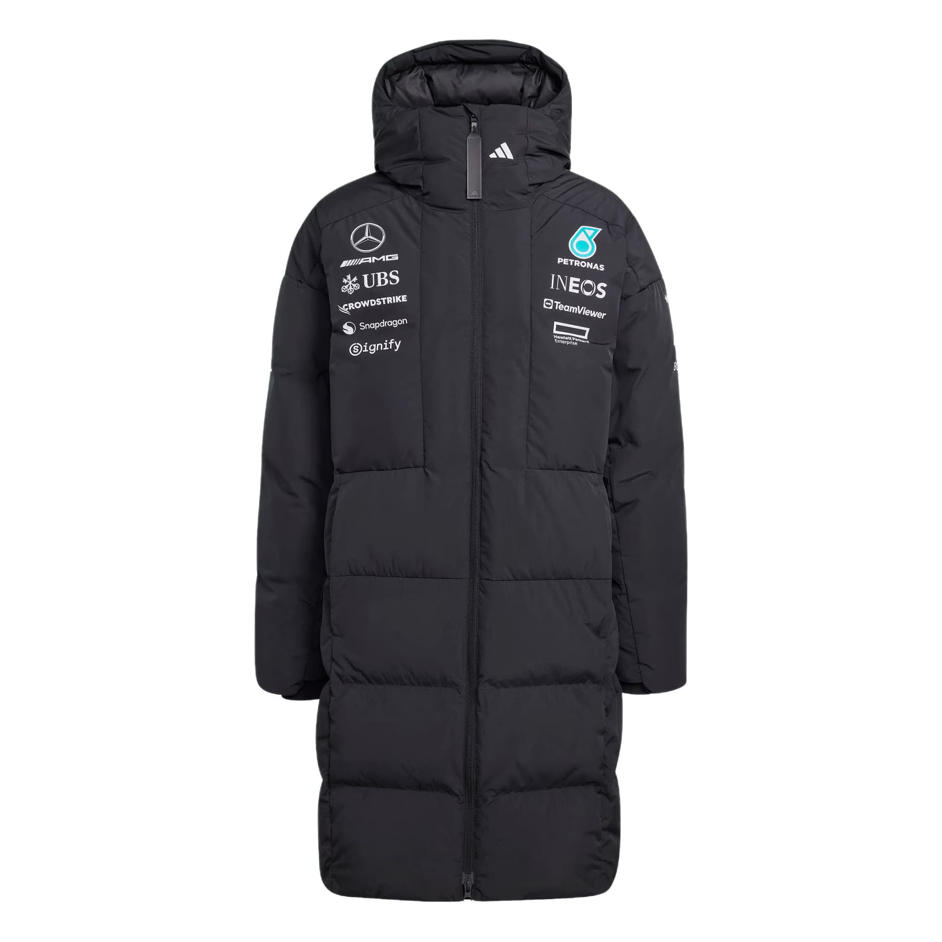 Зимняя куртка Adidas Mercedes Amg Мужской пуховик - изображение 1