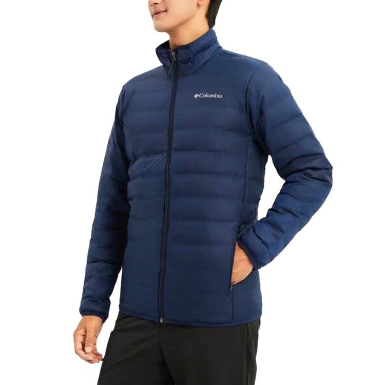 Зимняя куртка Columbia City Outdoor Collection Мужской пуховик темно-синий - изображение 5