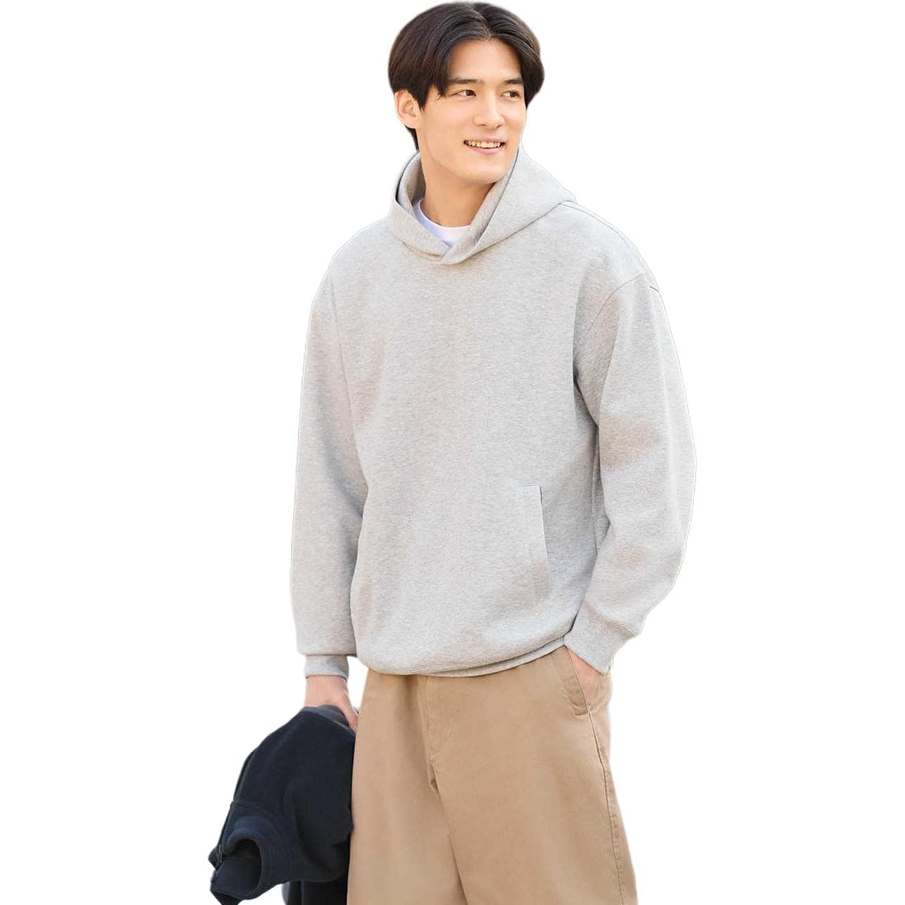 Худи UNIQLO x Clare Waight Keller SS25 C Series Hoodie Grey - изображение 3