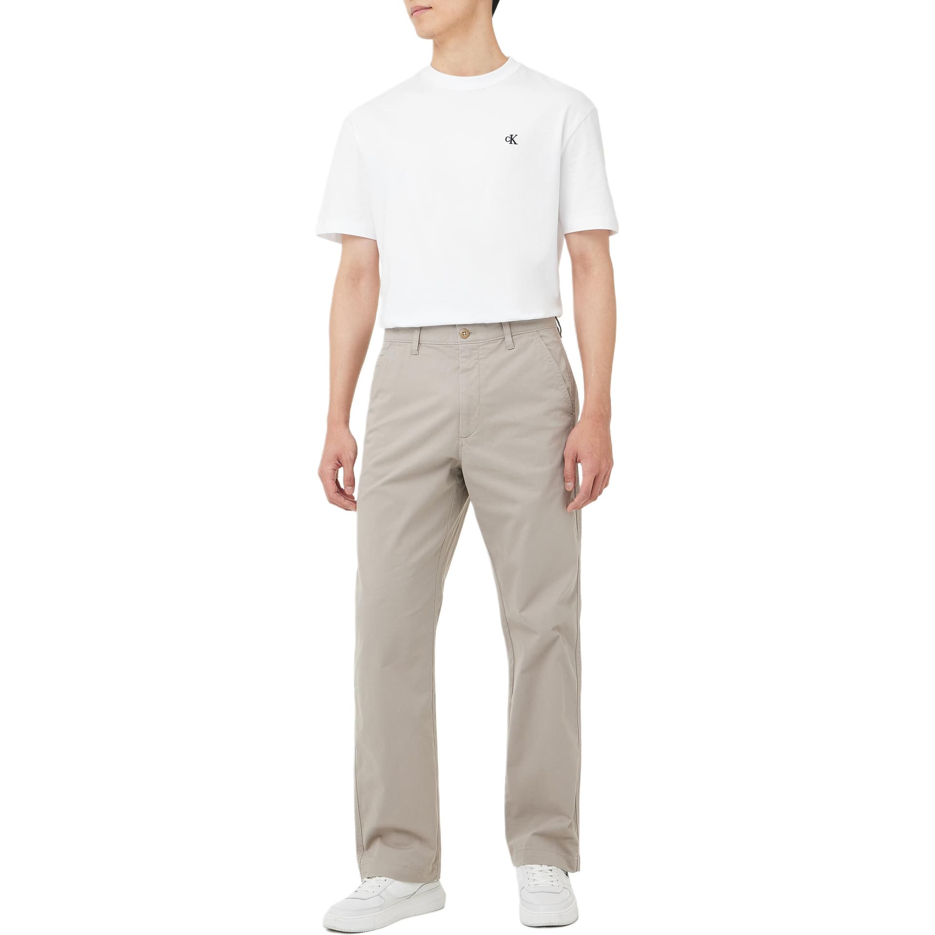 Штаны Calvin Klein Повседневные брюки Мужские Светло-серые - изображение 4