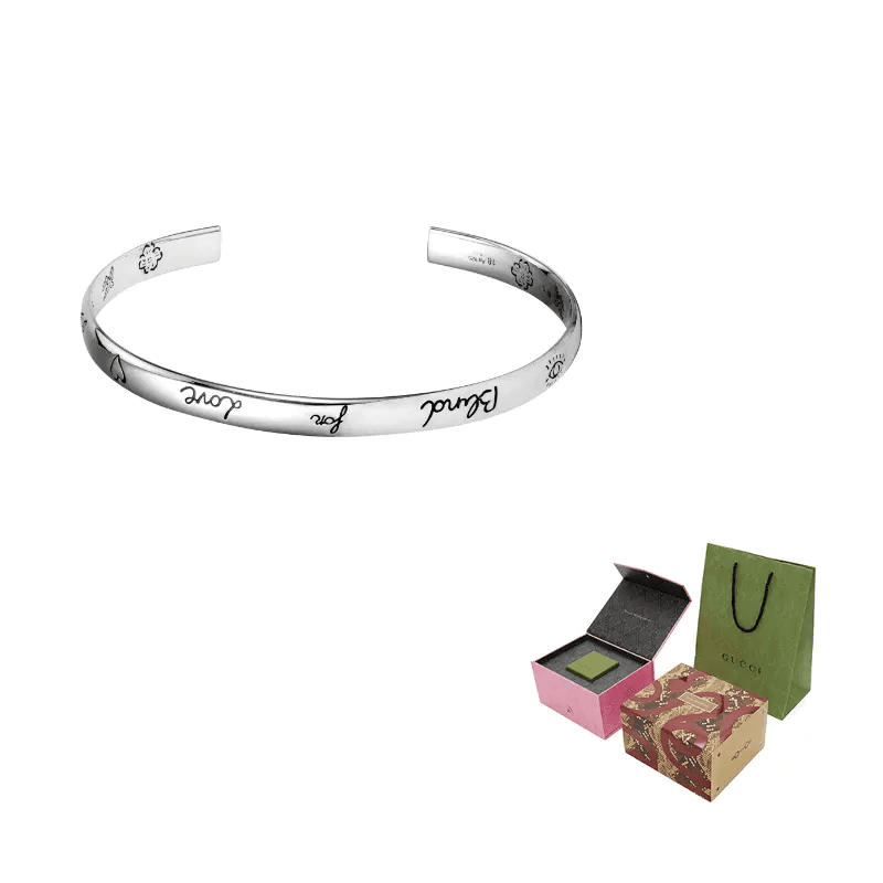 Браслет Gucci Blind For Love Silver Bracelet - изображение 9