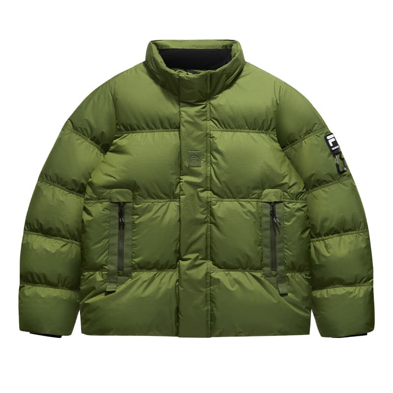 Зимняя куртка FILA FUSION NEMEN Пуховик Унисекс Фиолетовый Озерный Зеленый - изображение 1