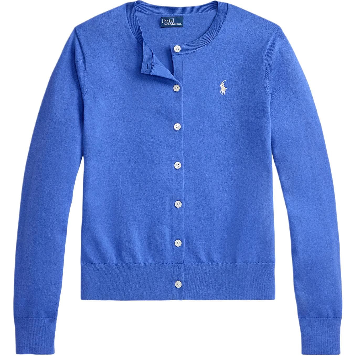 Кофта Polo Ralph Lauren Трикотаж Облегающий крой Женский Небесно-синий - изображение 1