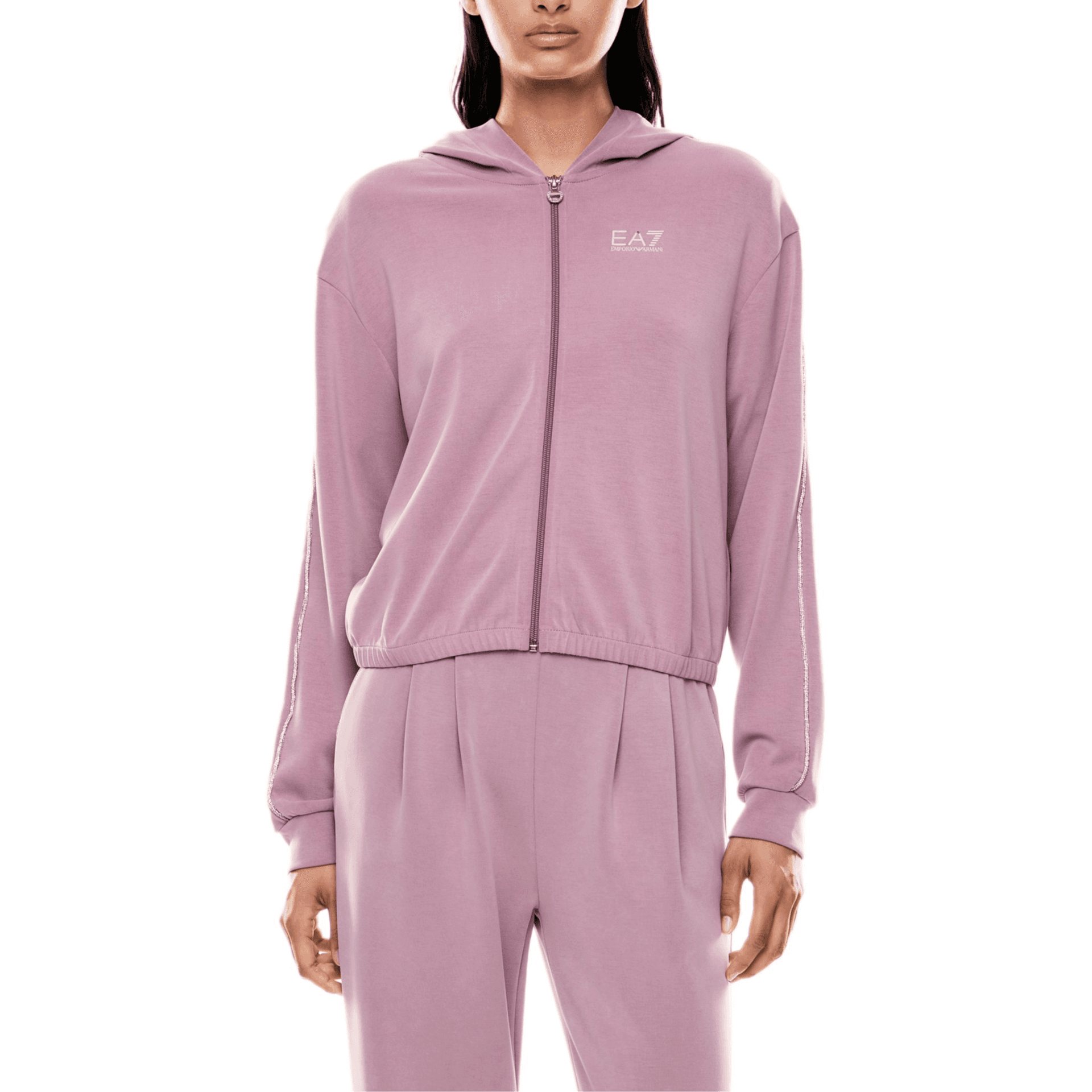Худи EMPORIO ARMANI EA7 Худи-ханьфу платье Женское - изображение 2