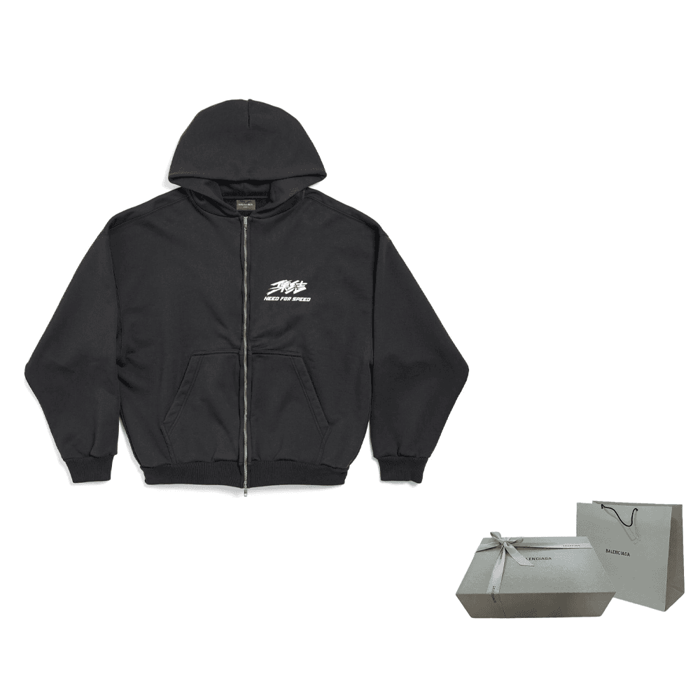 Худи Balenciaga x Need for Speed SS24 Hoodie Black - изображение 9